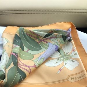 Hermes silk scarf 90